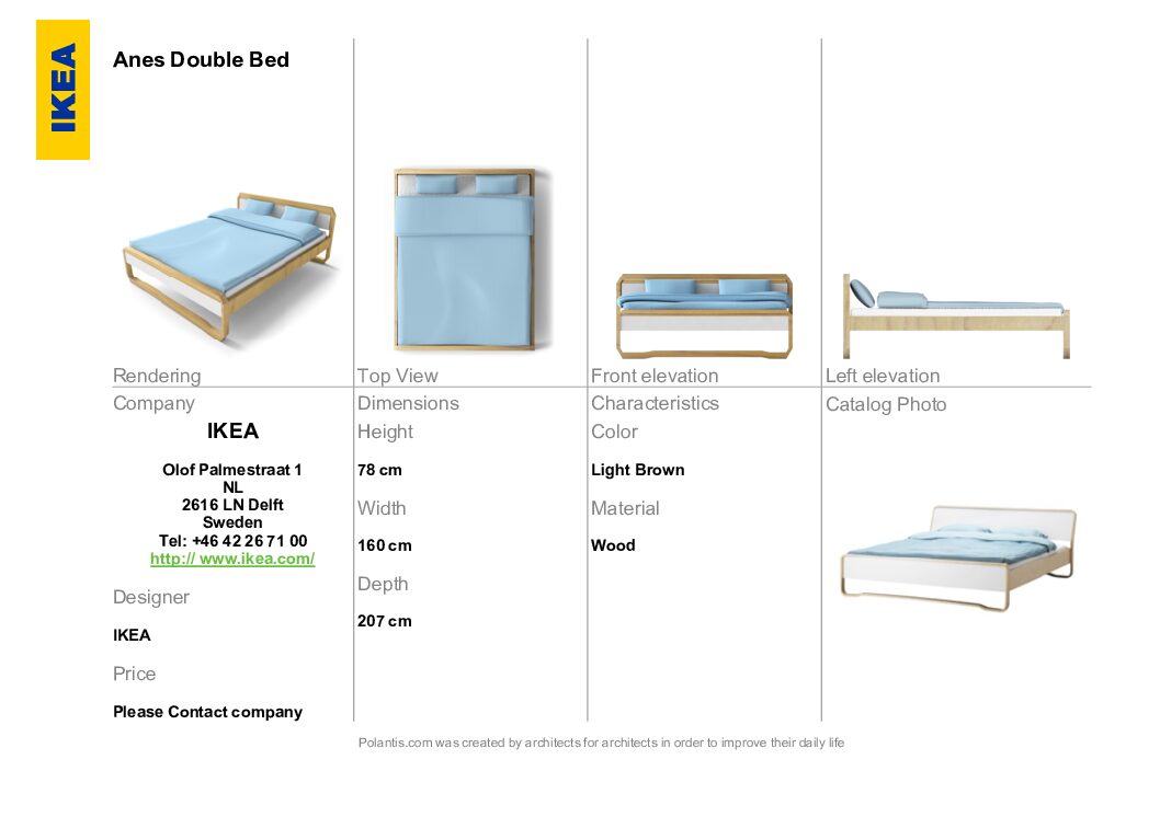 King size bed from IKEA